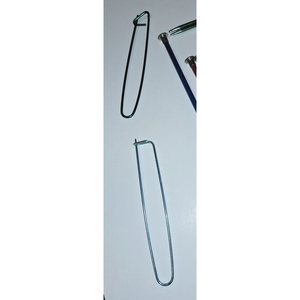 Vtg 91 lot Knitting Needle and Crochet Hook Lot Aluminum DPNs Stitch Holders Set